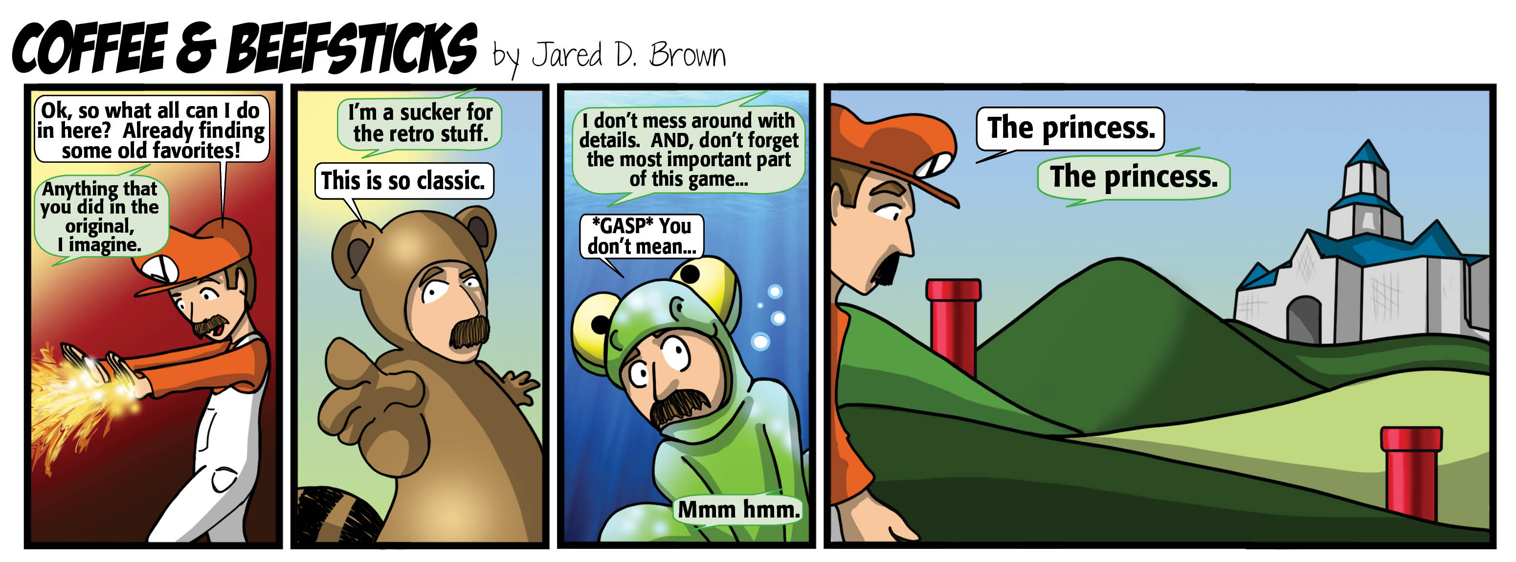 The castle has the tail in it